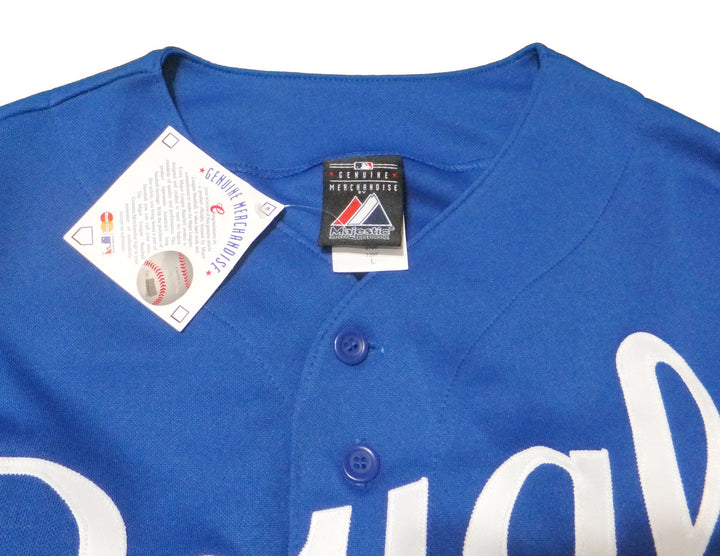 BUBBA STARLING SIGNED KANSAS CITY ROYALS MAJESTIC GENUINE JERSEY MLB AUTO HOLO