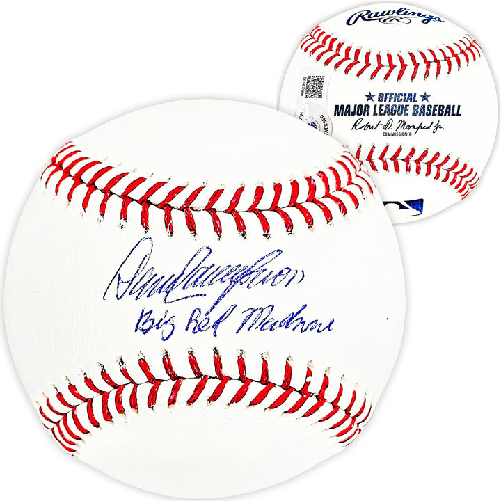 Dave Concepcion Signed Official MLB Baseball Reds "Big Red Machine" Beckett Wit