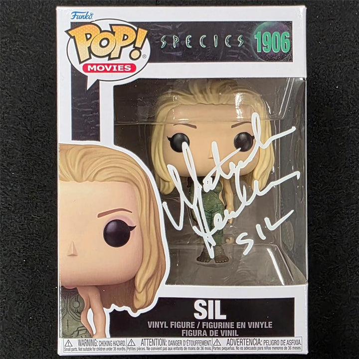 Natasha Henstridge signed Species "Sil" Funko Pop 1906 autograph ~ Beckett BAS