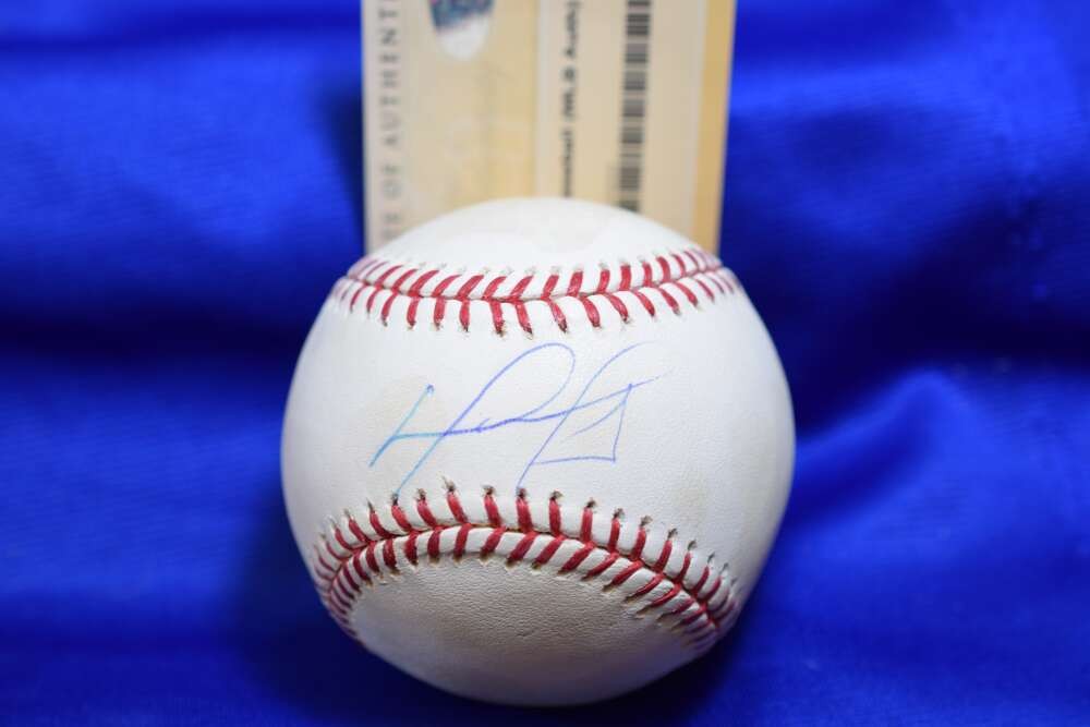 David Ortiz Steiner COA Autograph OML Major League Signed Baseball
