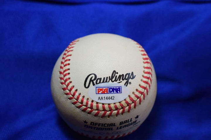Greg Maddux PSA DNA Coa Signed National League ONL Autographed Baseball