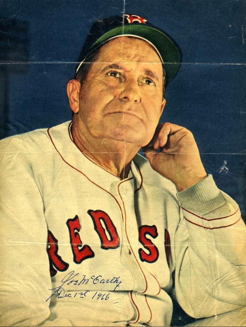 Joe Mccarthy Jsa 1960`s Authentic Hand Signed 8x10 Photo Autograph Red Sox