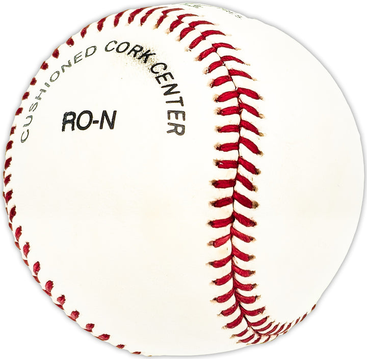 Ron Blackburn Signed Official NL Baseball Pittsburgh Pirates Beckett QR #BM25569