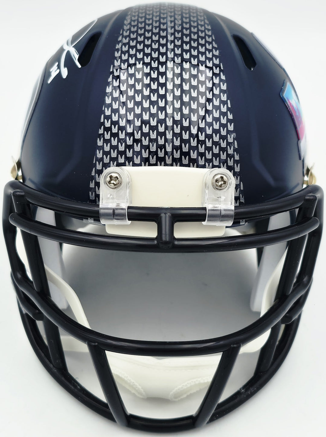 Sam Darnold Auto Seahawks Blue SB LX Champions Logo Speed Mini Helmet Beckett