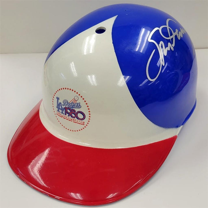 RARE 1980 Dodgers All-Star signed Helmet Garvey Russell Lopes autograph Beckett