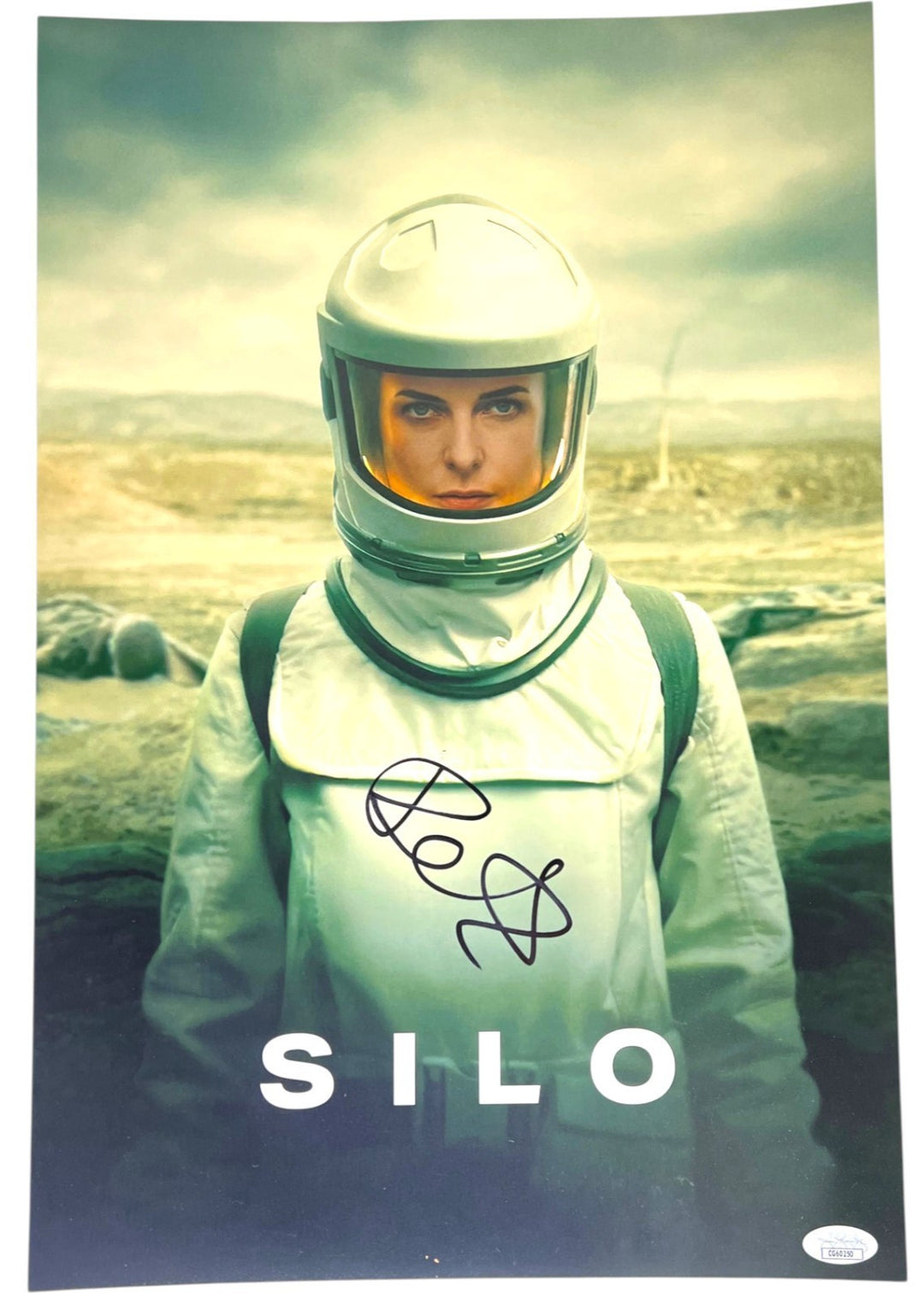 REBECCA FERGUSON SIGNED SILO 12X18 TV SHOW POSTER PHOTO DUNE APPLE JSA COA