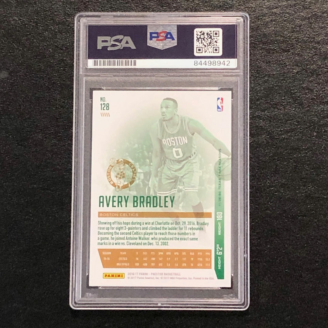 2016-17 Panini Prestige #128 Avery Bradley Signed Card AUTO PSA/DNA Slabbed Celt