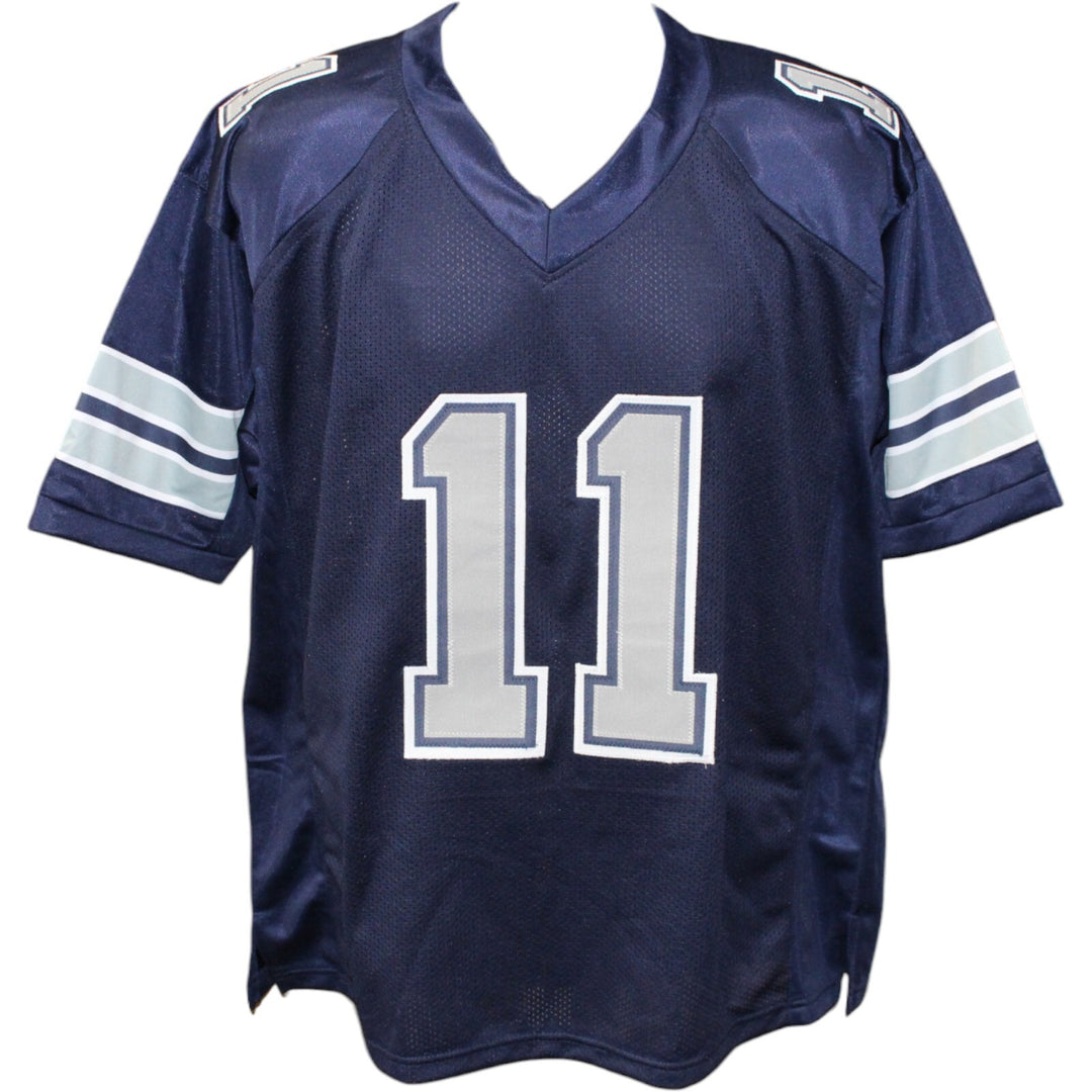 Danny White Autographed Pro Style Size XL Blue Jersey SB Champs. Beckett 44382