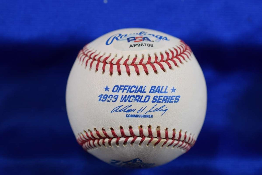 Tino Martinez PSA DNA Autograph 1999 World Series Signed Baseball
