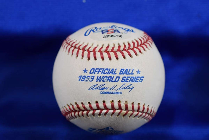 Tino Martinez PSA DNA Autograph 1999 World Series Signed Baseball