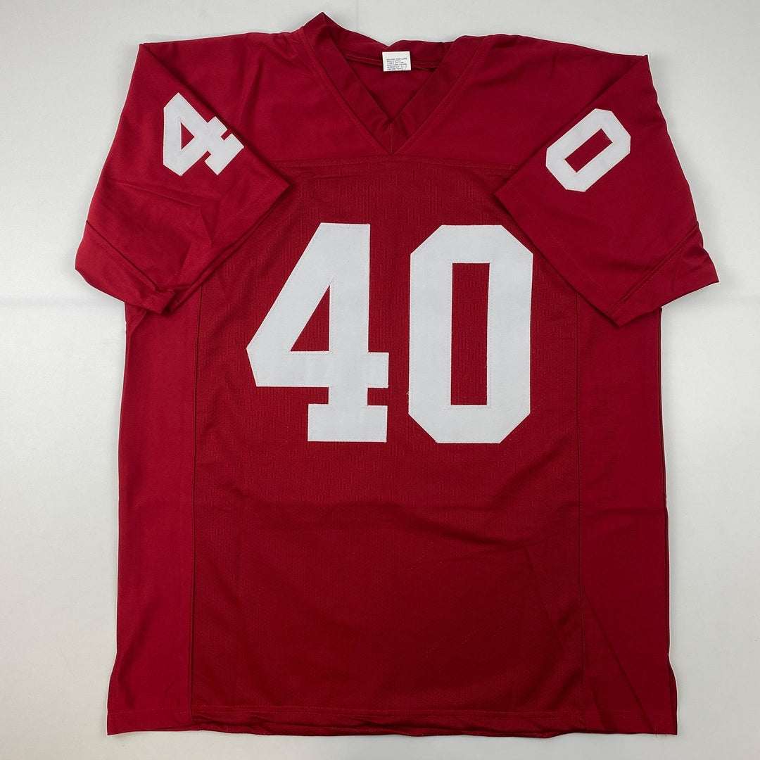 Facsimile Autographed Pat Tillman Arizona Red Reprint Laser Jersey Size Men's XL