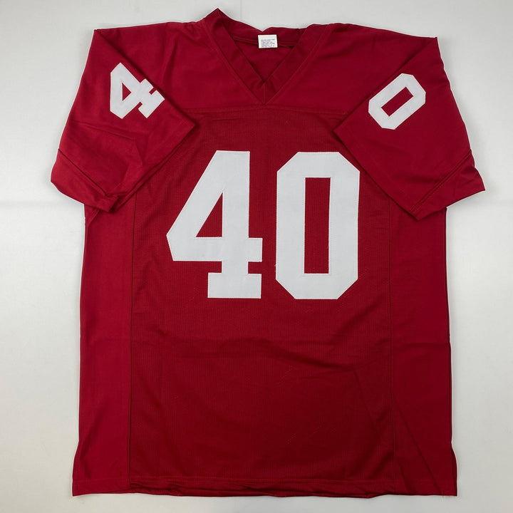 Facsimile Autographed Pat Tillman Arizona Red Reprint Laser Jersey Size Men's XL