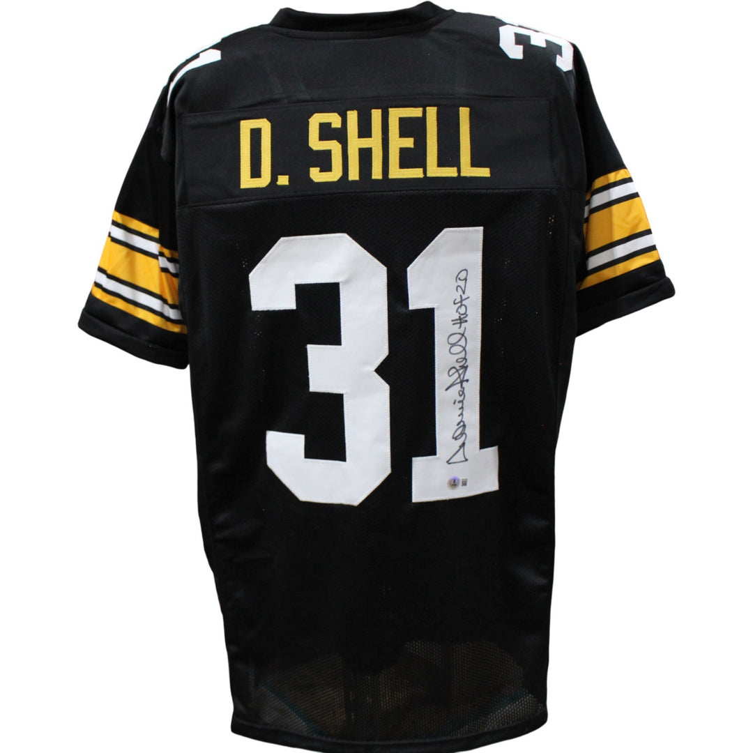 Donnie Shell Autographed Pro Style Size XL Black Jersey HOF 2020 Beckett 54633