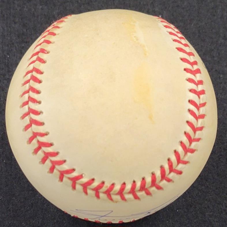 Willie Mays signed Official National NL Baseball autograph Giants ~ Beckett BAS