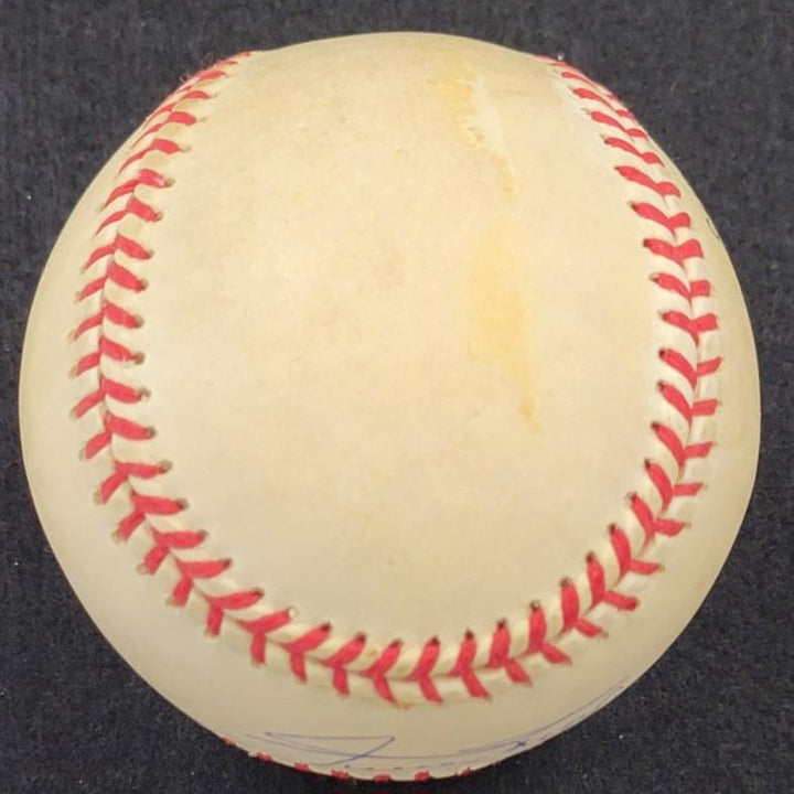 Willie Mays signed Official National NL Baseball autograph Giants ~ Beckett BAS