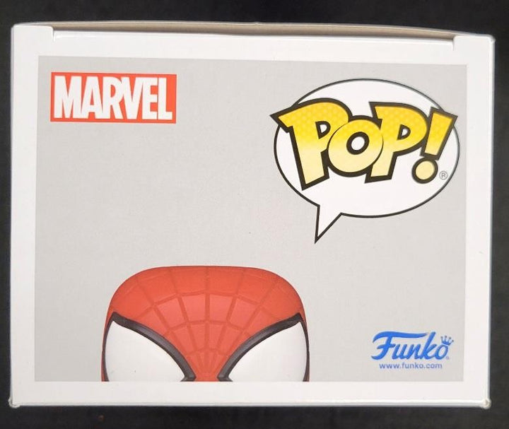 Tobey Maguire signed Amazing Spider-Man Funko Pop 1159 silver auto ~ Beckett BAS