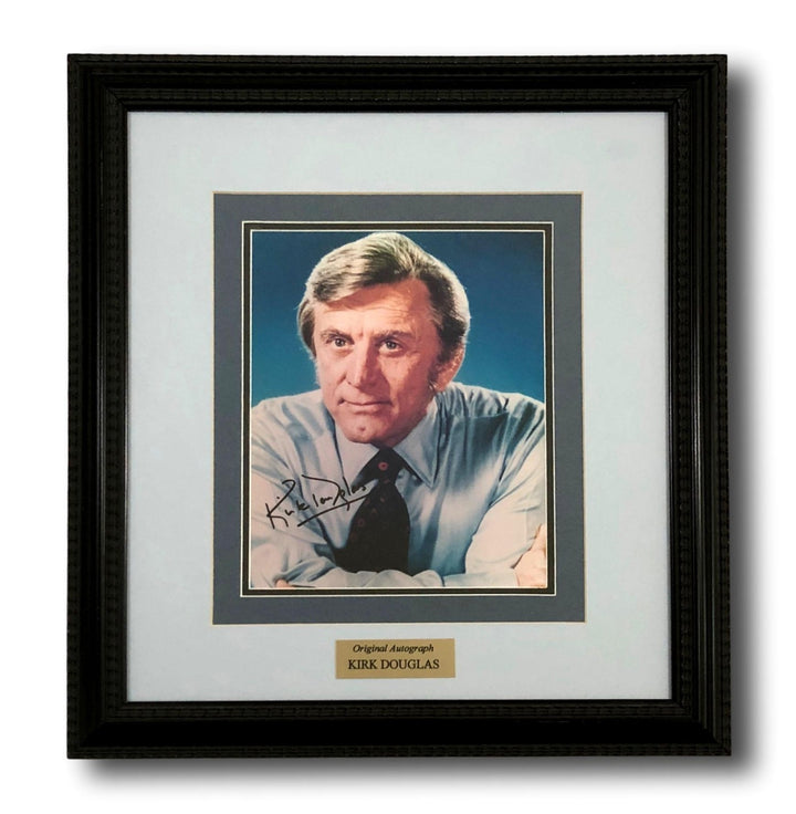 Kirk Douglas Signed 8x10 JSA COA Photo Framed Autograph Spartacus Michael Viking