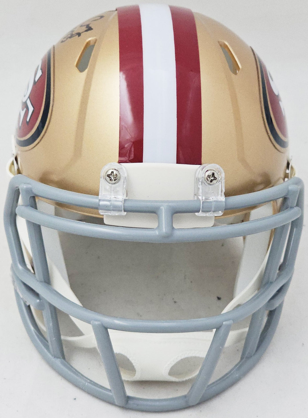 Roger Craig Signed San Francisco 49ers Gold Speed Mini Helmet Beckett Witness