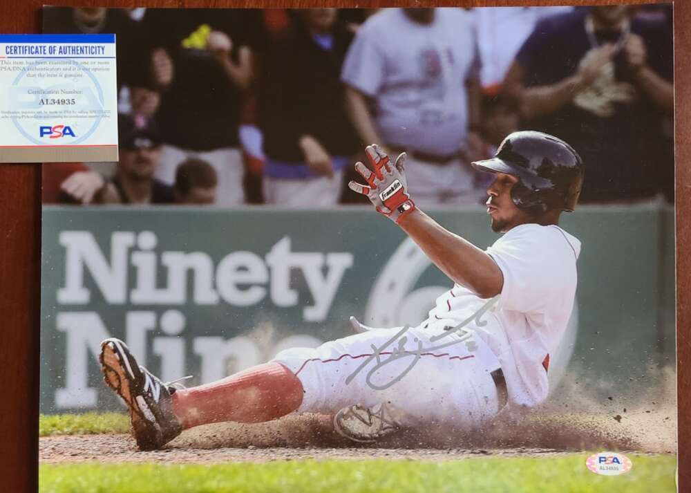 Xander Bogaerts PSA/DNA Signed  11x14 Photo Autograph