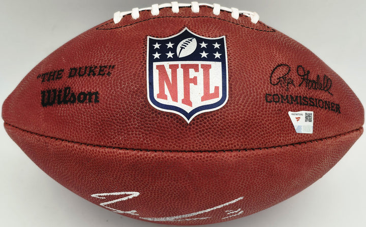 Jaxon Smith-Njigba Signed Official NFL Leather Football Seahawks Fanatics Holo