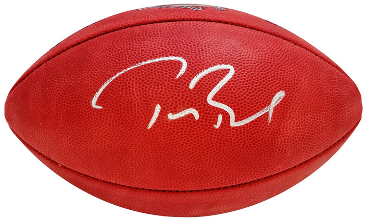 Tom Brady Signed Official SB XXXVI Leather Football Patriots Fanatics Holo