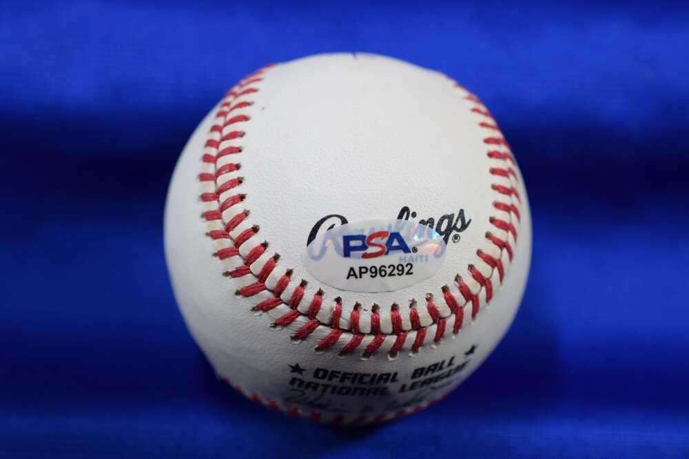 Red Schoendienst PSA DNA Autograph National League ONL Signed Baseball