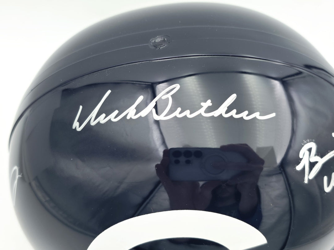 Dick Butkus Mike Singletary Brian Urlacher Auto Bears Blue Full Size Rep Helmet