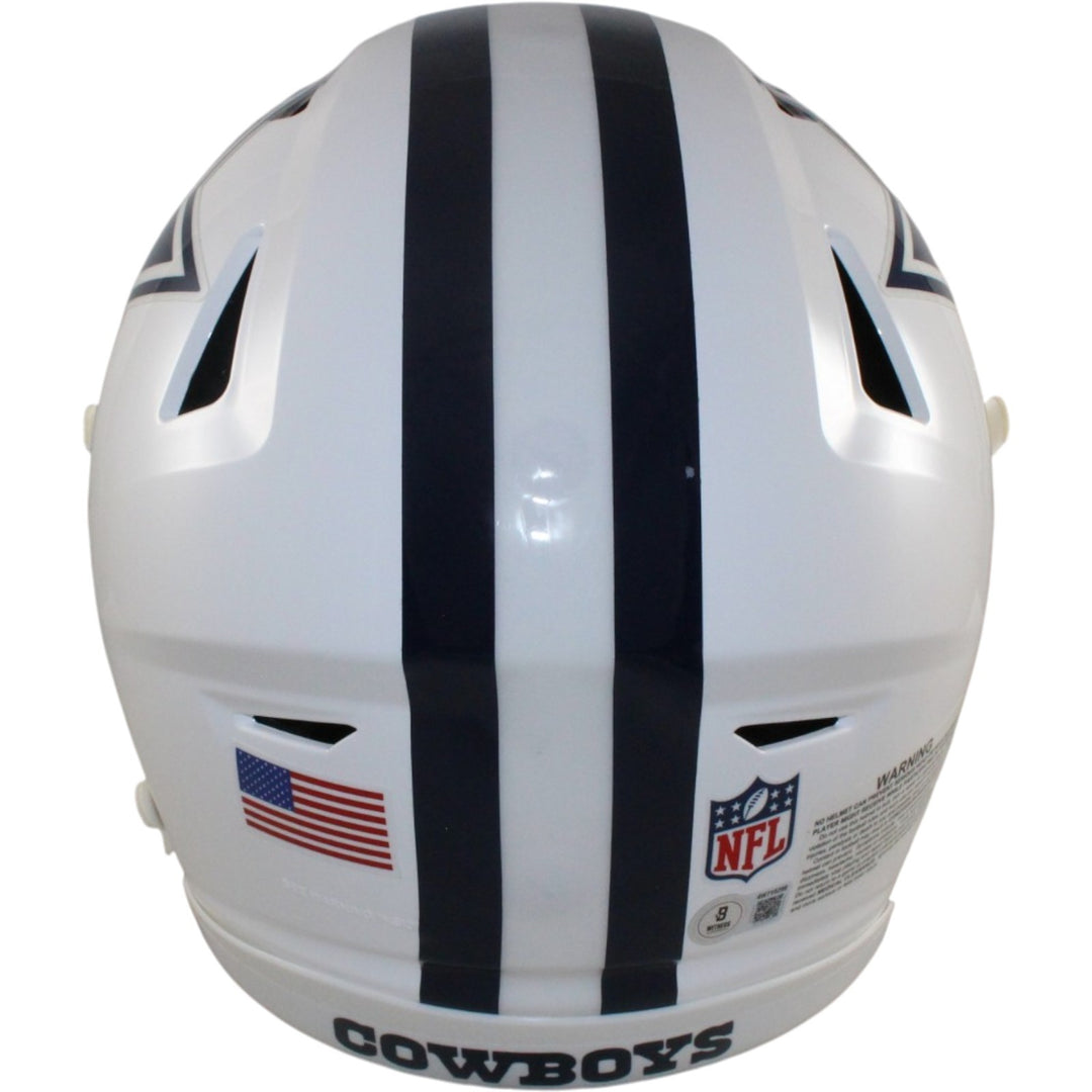 Dak Prescott Autographed Dallas Cowboys SpeedFlex 22 Alt Helmet Beckett 56289