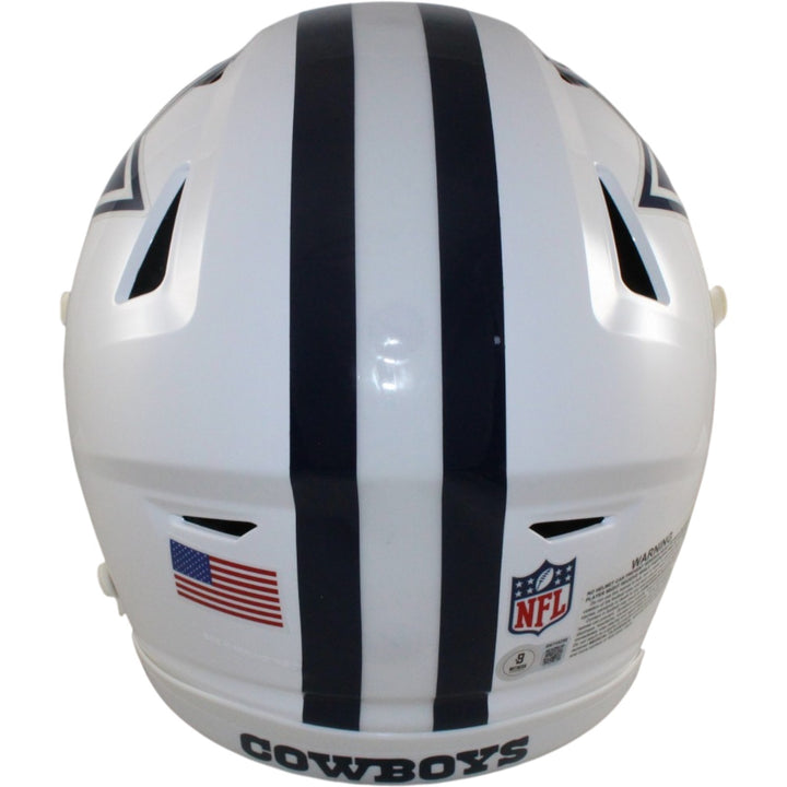 Dak Prescott Autographed Dallas Cowboys SpeedFlex 22 Alt Helmet Beckett 56289