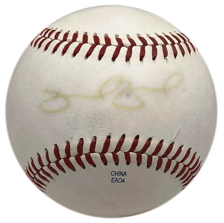 JEFF BAGWELL SIGNED SOUTH ATLANTIC LEAGUE BASEBALL & CUBE HOUSTON ASTROS AUTO