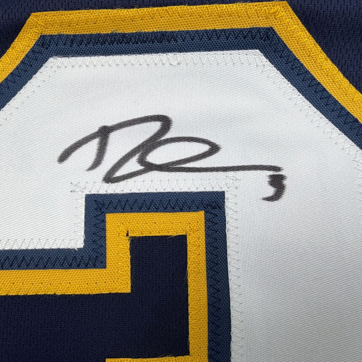 Autographed/Signed Derwin James Los Angeles Navy Blue Jersey Beckett COA