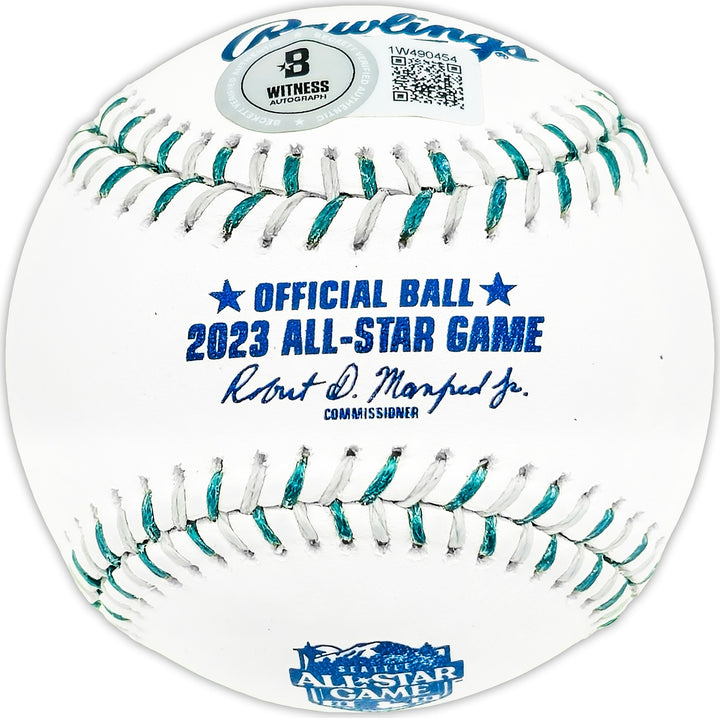 Luis Robert Jr. Signed 2023 ASG Logo MLB Game Baseball Chicago White Sox