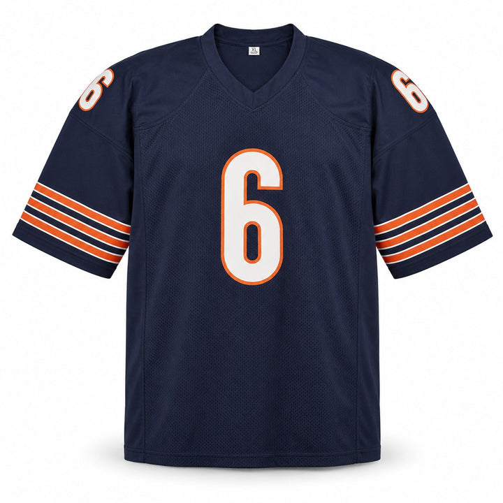 Chicago Bears Jay Cutler Signed Blue Jersey Beckett BAS Witness