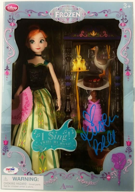 KRISTEN BELL signed Disney FROZEN Singing Anna Doll LE # / 5 ~ PSA/DNA COA Auto