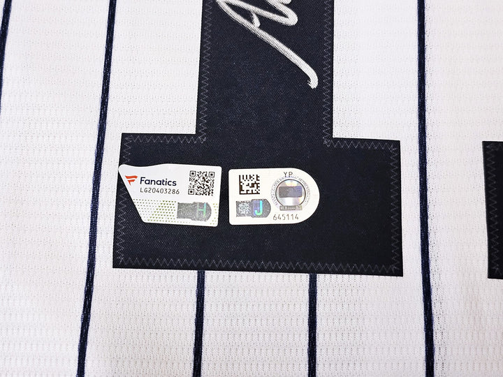 New York Yankees Anthony Volpe Signed White Nike Jersey Size XL Fanatics Holo