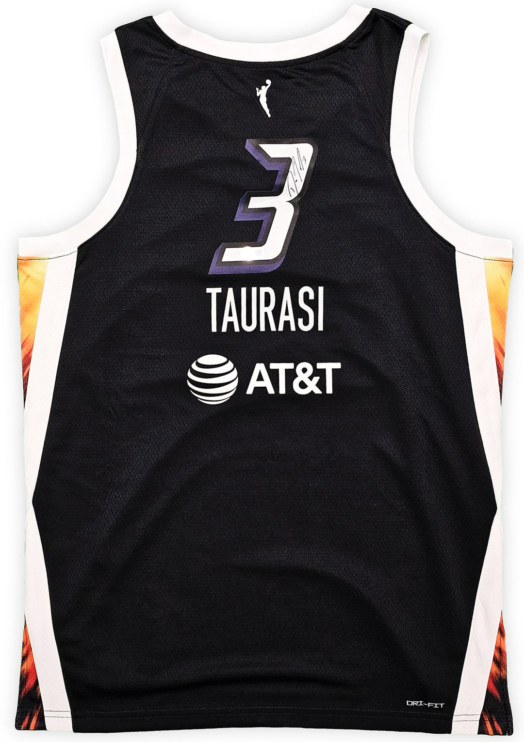 Phoenix Mercury Diana Taurasi Auto Black Nike Rebel Edition Jersey Sz L Beckett