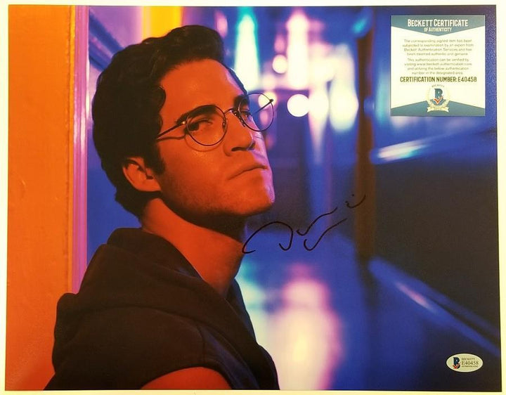 Actor DARREN CRISS Signed 11x14 Photo American Crime Story Auto~ Beckett BAS COA