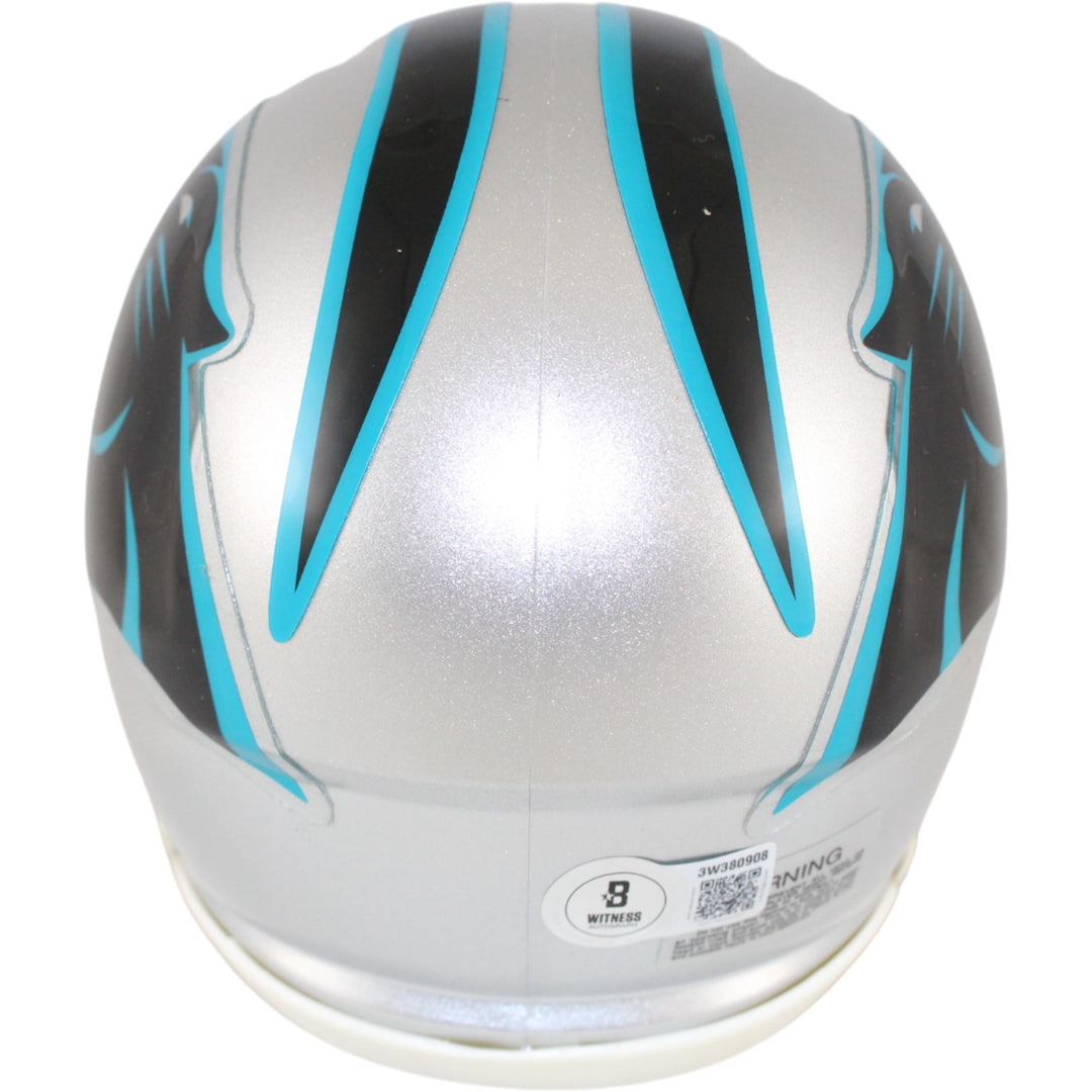 Julius Peppers Autographed Carolina Panthers Mini Helmet HOF Beckett WIT 51773