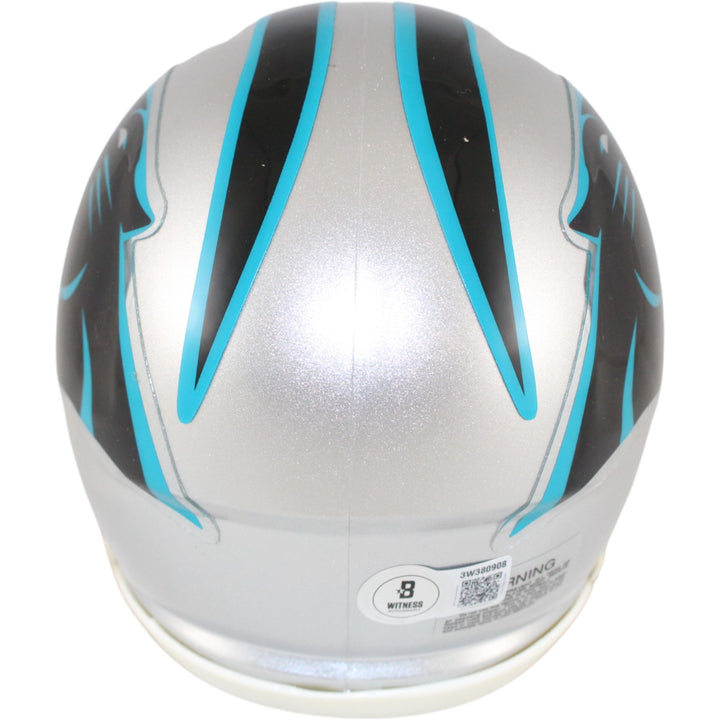 Julius Peppers Autographed Carolina Panthers Mini Helmet HOF Beckett WIT 51773