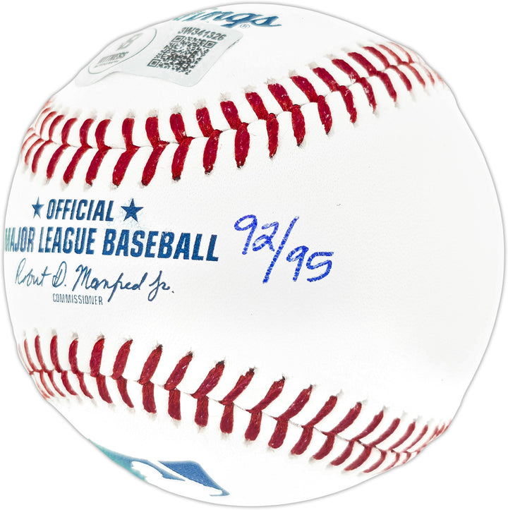 Ken Griffey Jr. & Edgar Martinez Signed MLB Baseball Mariners LE #/95