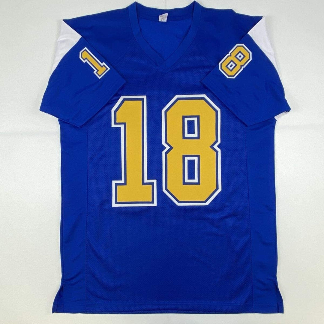 Signed Charlie Joiner HOF 96 San Diego Royal Blue Jersey JSA COA