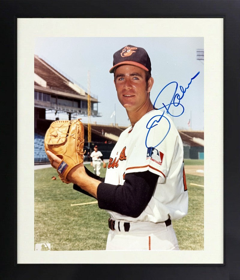 Jim Palmer signed Baltimore Orioles MLB 8x10 Photo imperfect Framed- COA (HOF)