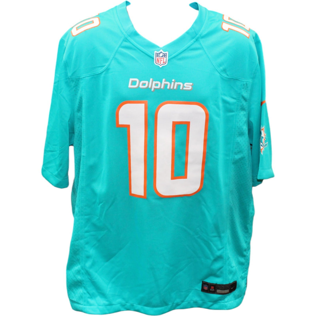 Tyreek Hill Autographed Miami Dolphins Aqua Nike Jersey Beckett 44969