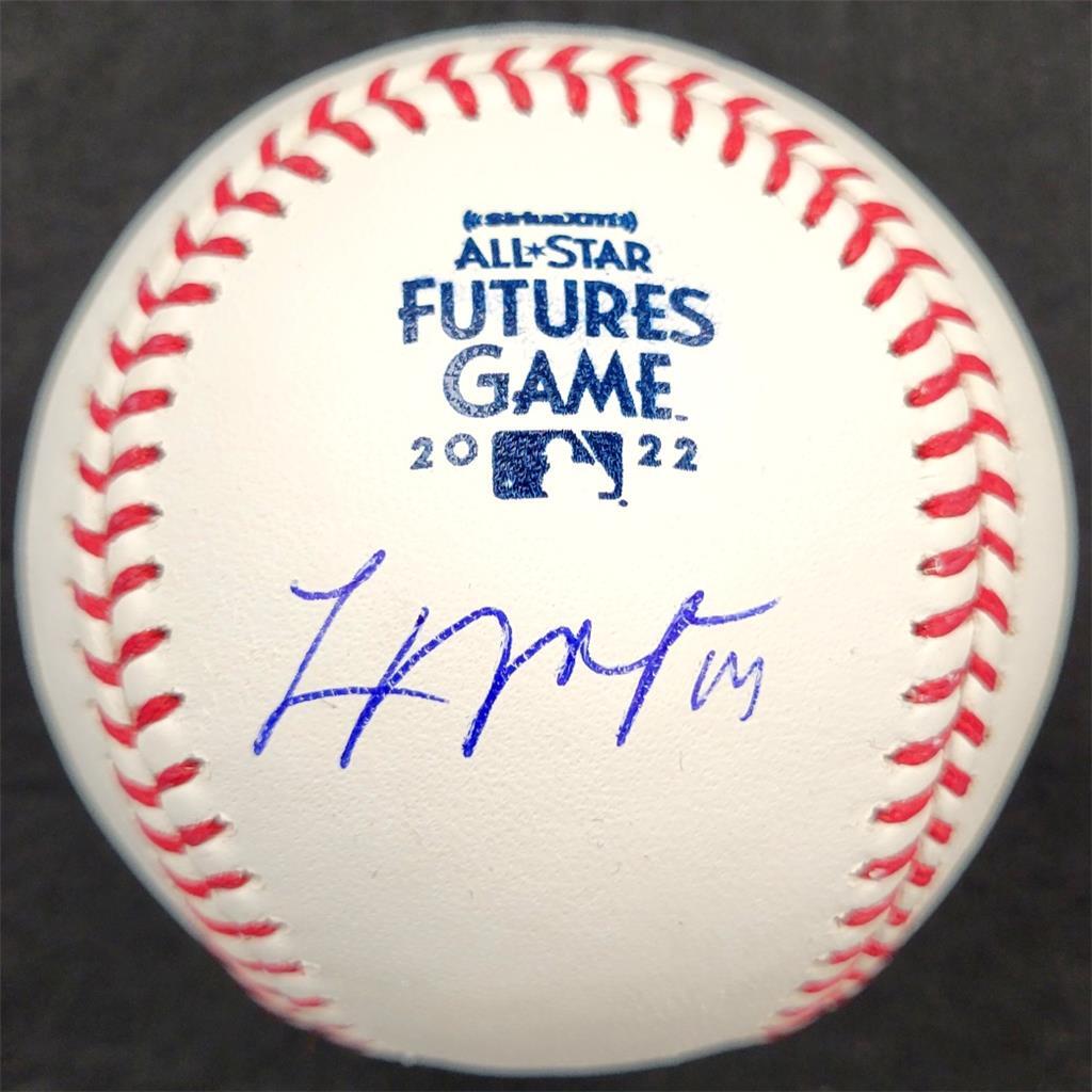 Logan O'Hoppe autograph signed 2022 All Star Futures Baseball Angels BAS Beckett
