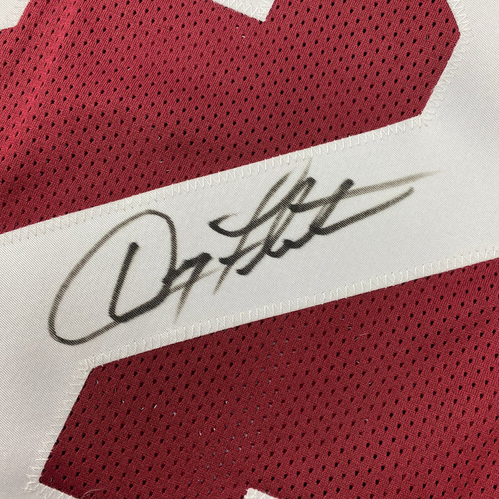 Autographed/Signed Doug Flutie Boston College Maroon Football Jersey Beckett COA