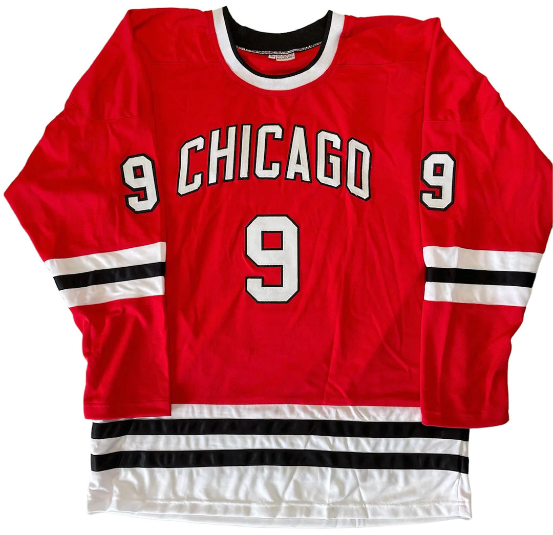 Bobby Hull Autographed Chicago Blackhawks Red XL Jersey (JSA)