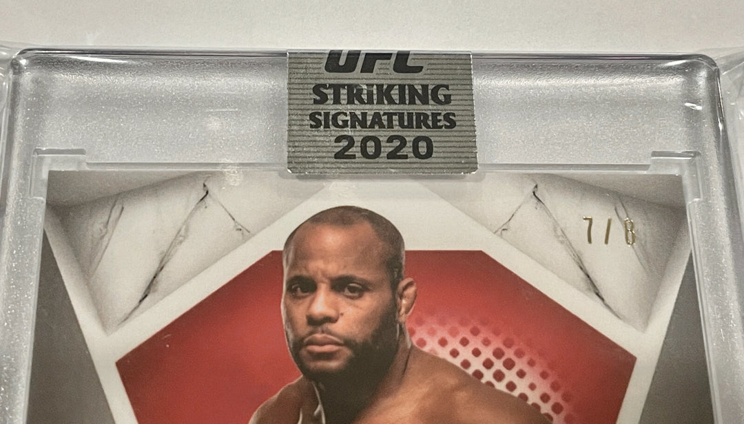 2020 Topps Striking Signatures Daniel Cormier Red Autograph #D/8 RARE DC