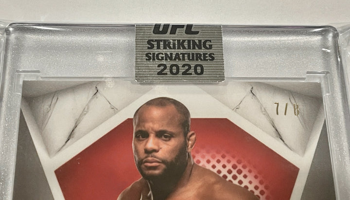 2020 Topps Striking Signatures Daniel Cormier Red Autograph #D/8 RARE DC