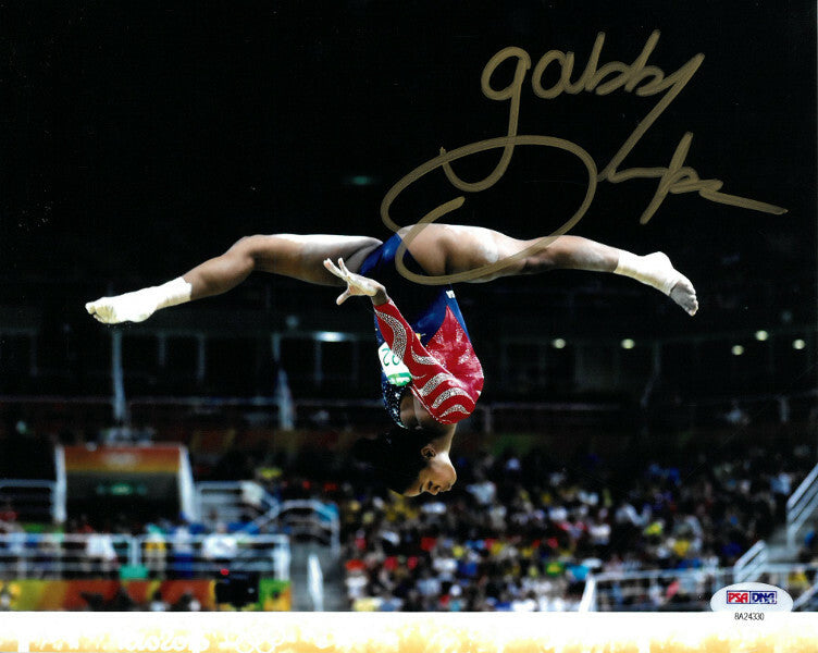 Gabby Douglas signed 2016 Rio Olympics Gymnastic 8x10 Photo -Team USA GOLD - PSA