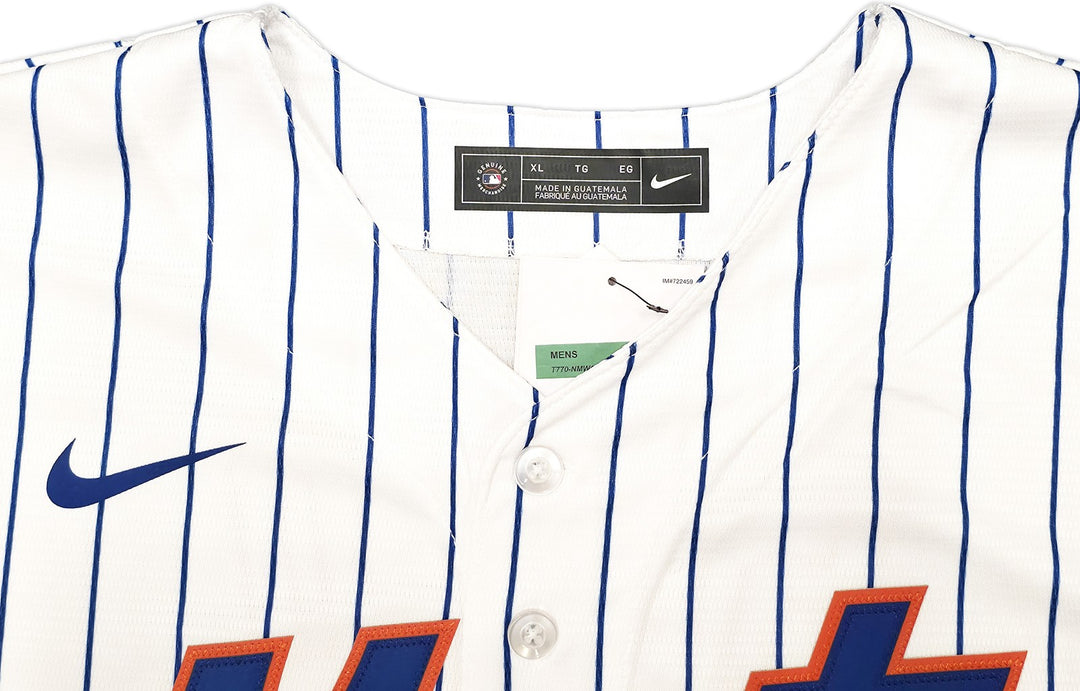 New York Mets Juan Soto Signed White Nike Jersey Size XL Beckett